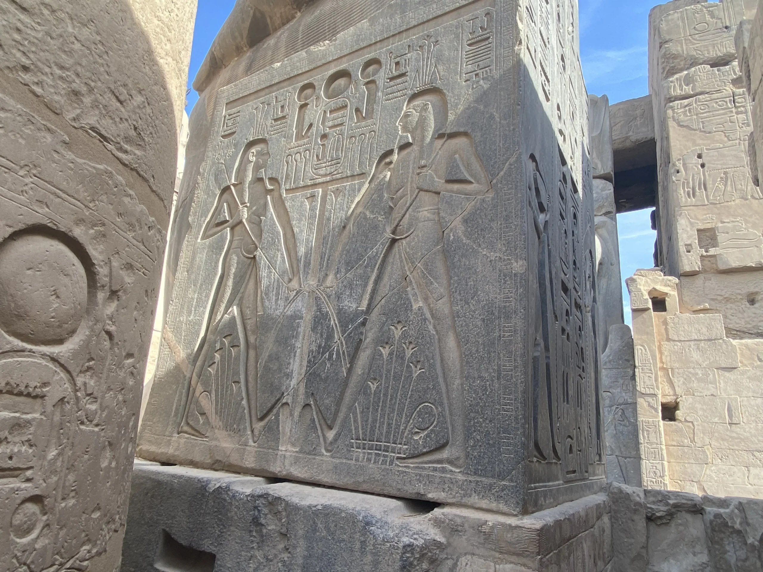 Ancient Egyptian temple architecture seen on a private luxury trip to Egypt