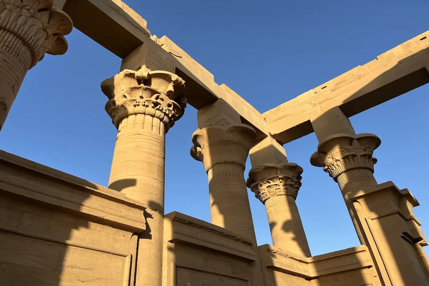 Philae Temple on its island near Aswan, visited on a private luxury Egypt tour